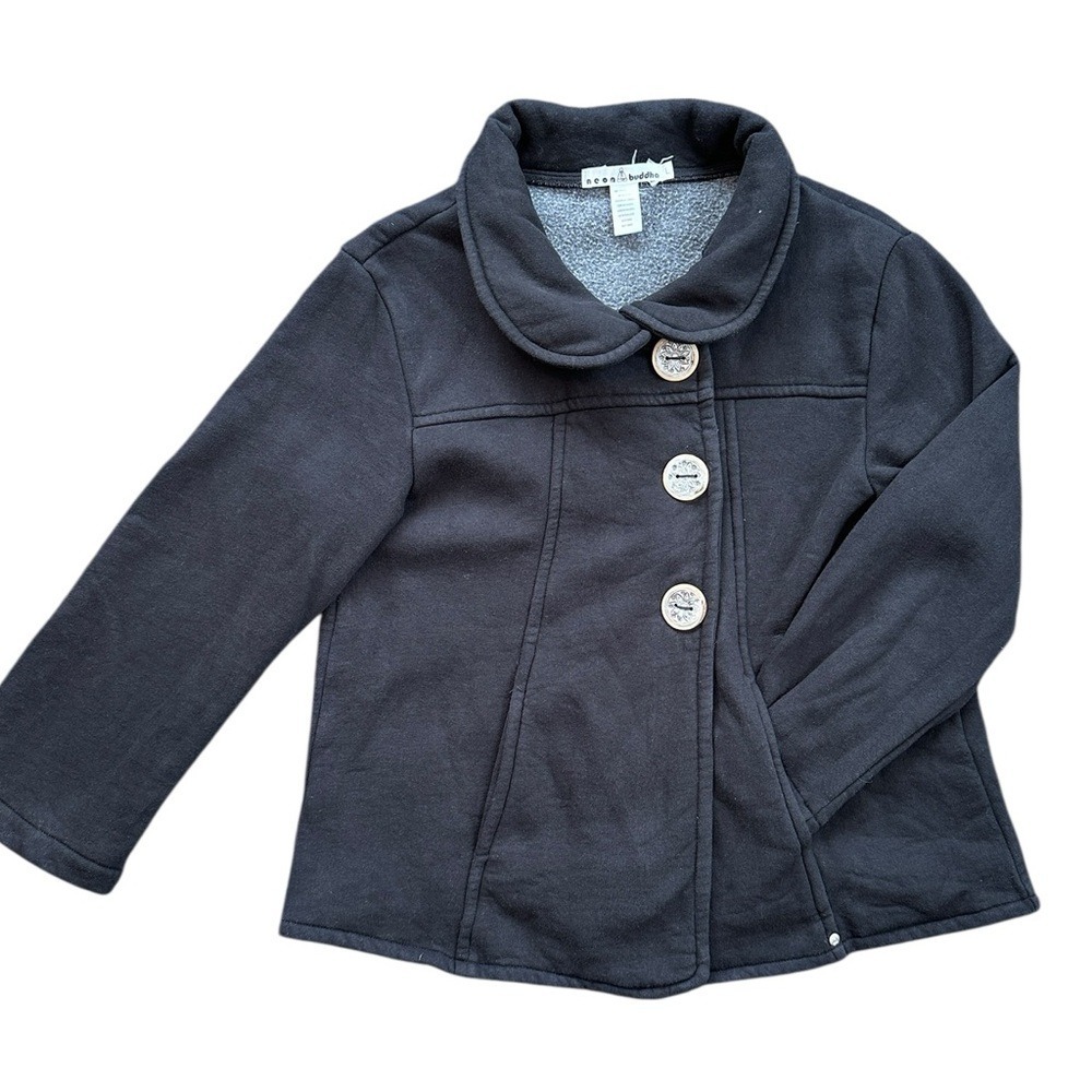 Neon Buddha black three‎ button jacket size L
